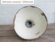 L18 groene emaille lamp H35 D31 6