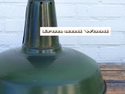 L64 grote groene emaille lamp D46H38 5