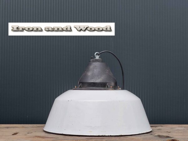 l202 witte emaille lamp h30 d 40 1 l202 witte emaille lamp h30 d 40 1