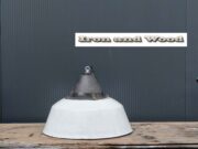 l202 witte emaille lamp h30 d 40 7 l202 witte emaille lamp h30 d 40 7