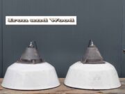 witte emaille lampen h30 d 40 1 witte emaille lampen h30 d 40 1